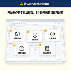 市中建站-网站制作新手避坑指南：5个最常见的错误与对策