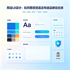 枣庄建站-网站UI设计：如何用视觉语言传递品牌信任感